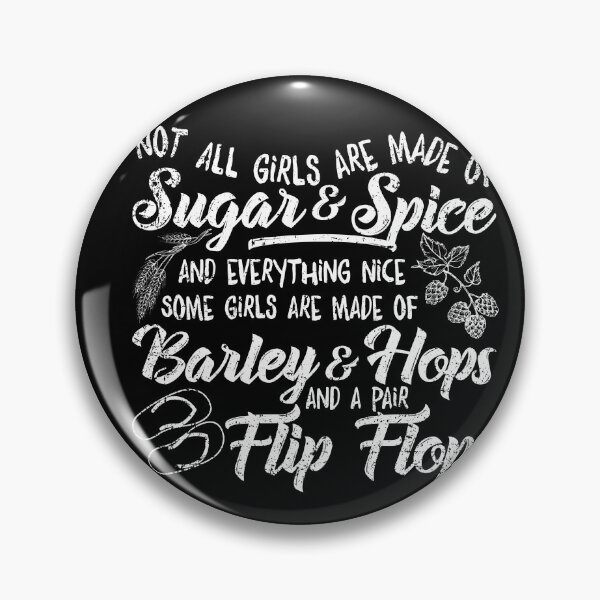 Item preview, Sugar and spice barley and hops flip flops Design designed and sold by shirti.