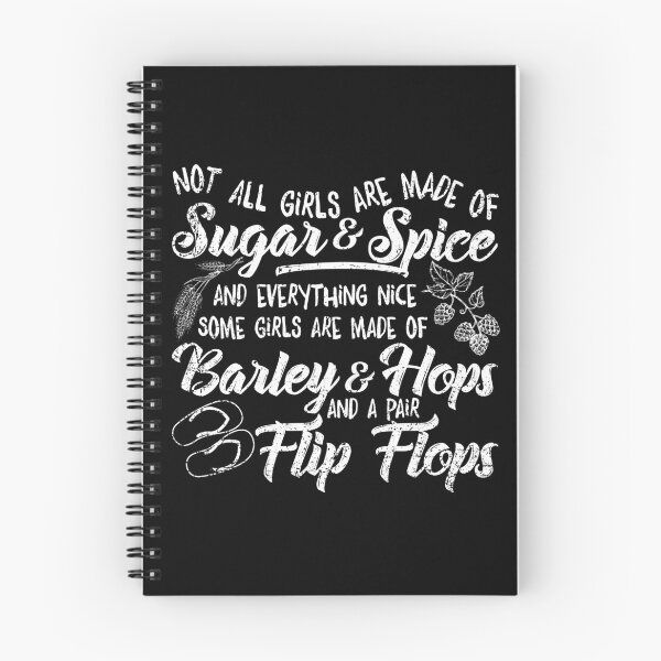 Item preview, Sugar and spice barley and hops flip flops Design designed and sold by shirti.