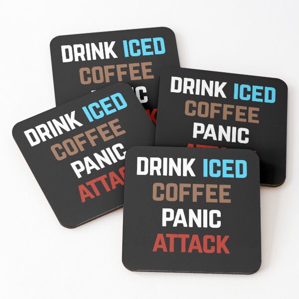 Item preview, Drink Iced Coffee Panic Attack designed and sold by Albatrozz.