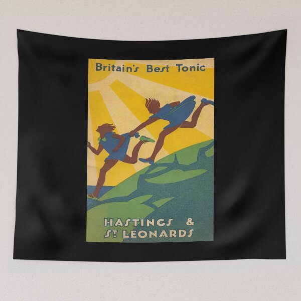 Item preview, Hastings retro poster designed and sold by CorasPosters.