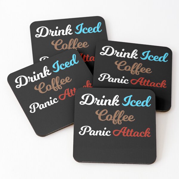 Item preview, Drink Iced Coffee Panic Attack designed and sold by Albatrozz.