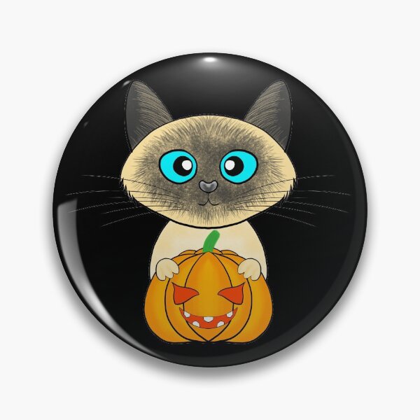 Item preview, Halloween funny cat pumpkin designed and sold by ArtDigital Wings.