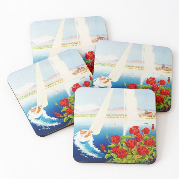 Item preview, GENEVA SWITZERLAND Vintage Holidays Tourism Travel Promotion designed and sold by retroposters.