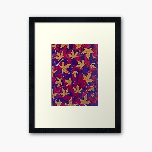 Maple Framed Art Print