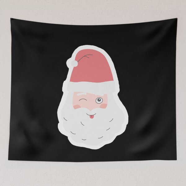 Item preview, Funny Winking Santa | Tis The Season designed and sold by Moodyandmellow.