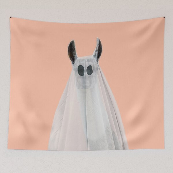 Item preview, Llama animal fantasma en beige designed and sold by ESCAPZ.