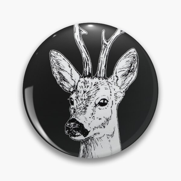 Item preview, Roebuck Inked Black designed and sold by BirdSeedsLtd.