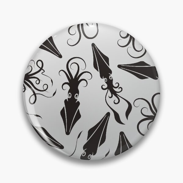 Item preview, Squid Silhouettes Black designed and sold by sifis.