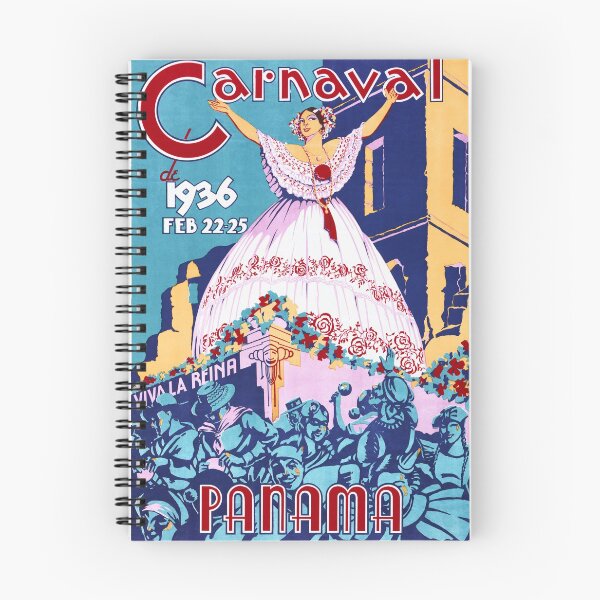 Item preview, CARNAVAL de PANAMA 1936 Festival Vintage Travel Promotion designed and sold by retroposters.
