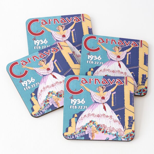 Item preview, CARNAVAL de PANAMA 1936 Festival Vintage Travel Promotion designed and sold by retroposters.