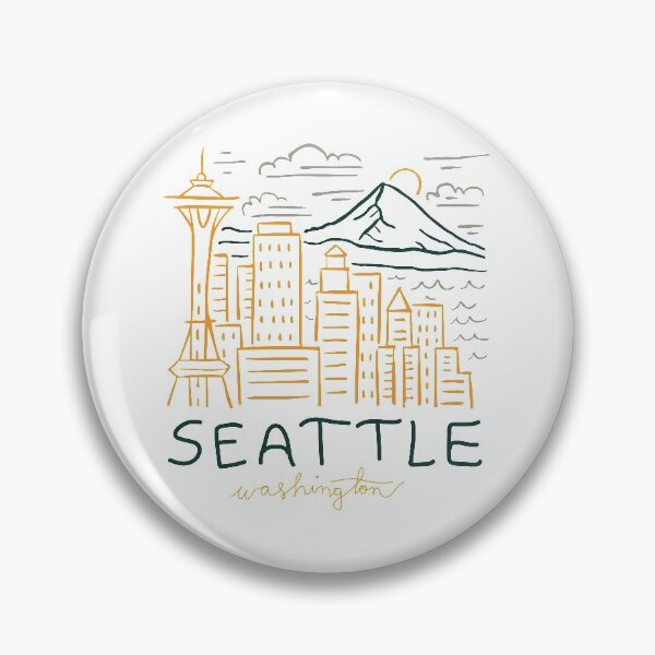 Item preview, Simple Seattle designed and sold by HellaNorthwest.