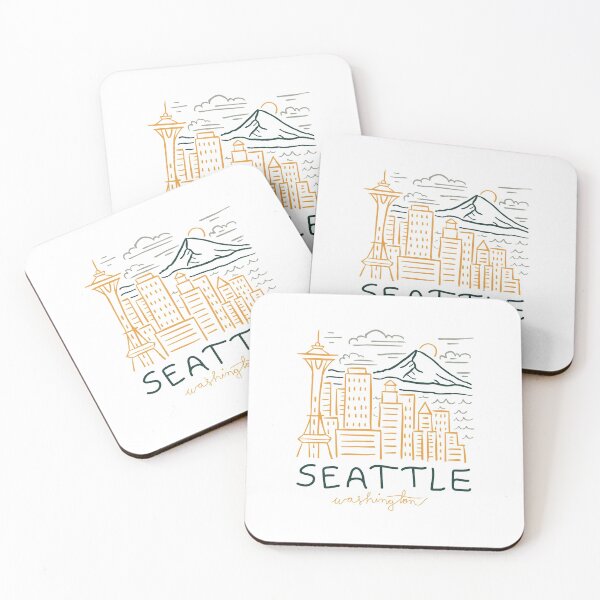 Item preview, Simple Seattle designed and sold by HellaNorthwest.
