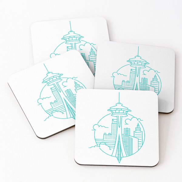 Item preview, Simple Space Needle designed and sold by HellaNorthwest.