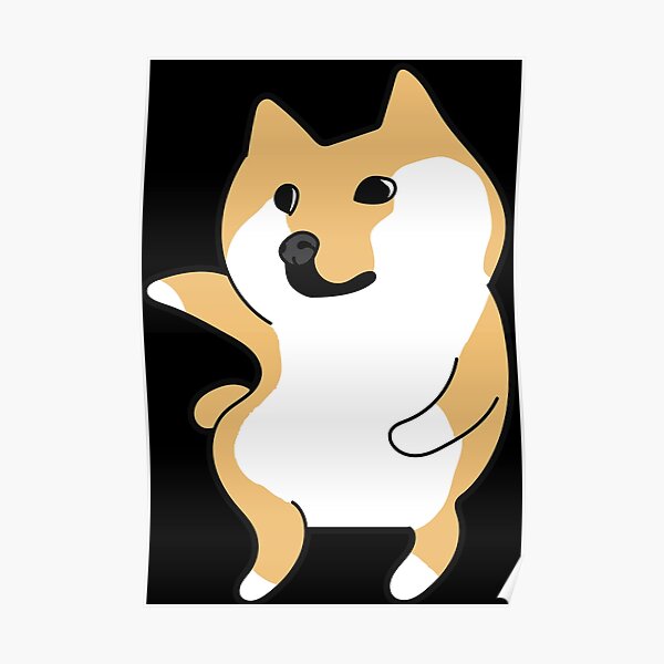 Cheems Cute Posters | Redbubble