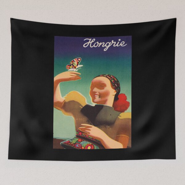 Aperçu de l'œuvre Honhrie poster retro créée et vendue par CorasPosters.