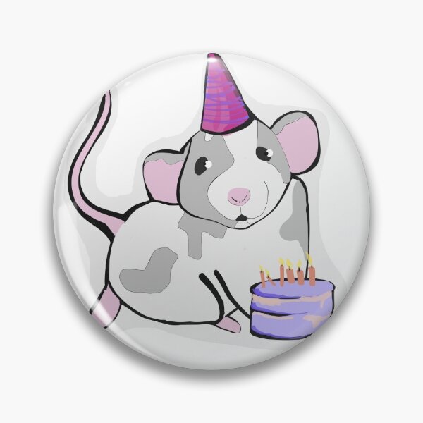 Item preview, Dumbo Rat Birthday Boy designed and sold by TrinityLynnArt.