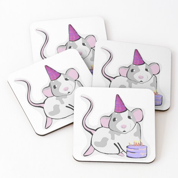 Item preview, Dumbo Rat Birthday Boy designed and sold by TrinityLynnArt.