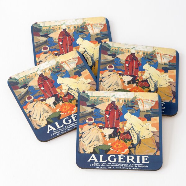 Item preview, ALGERIE Visit Algeria North Africa Arabian Vintage French Travel Promotion designed and sold by retroposters.