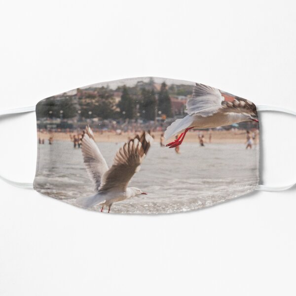 The Seagulls of Coogee Beach Flat Mask