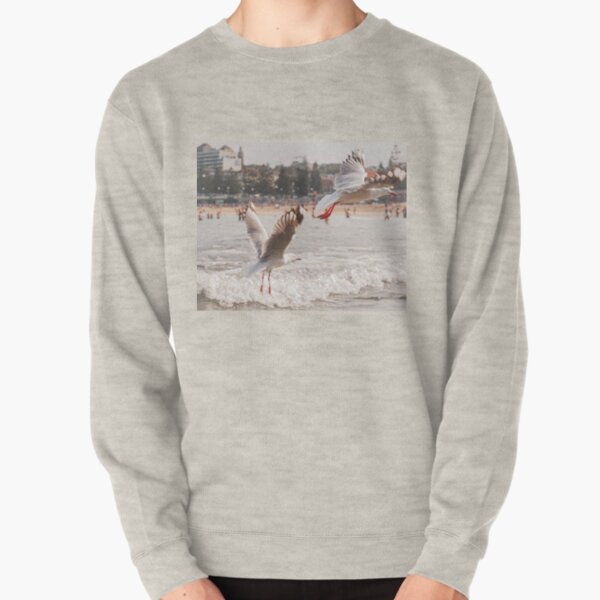The Seagulls of Coogee Beach Pullover Sweatshirt