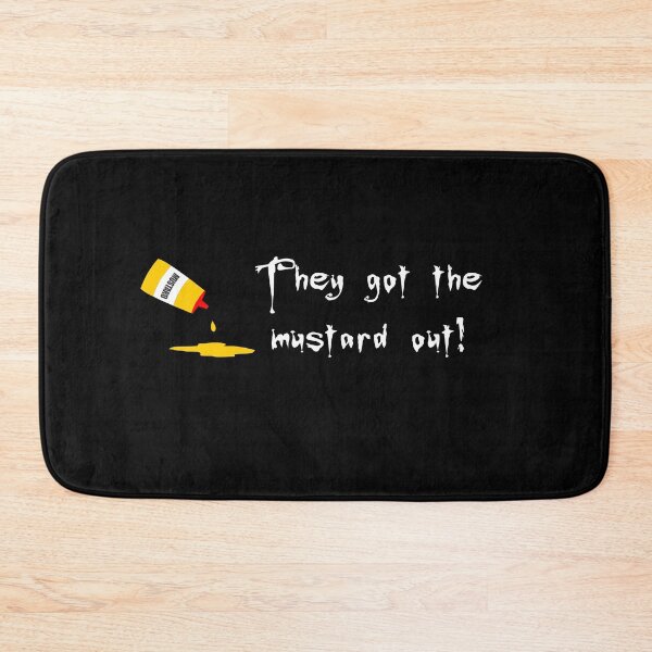 Item preview, They Got The Mustard Out! | Buffy Mustard Out Print with Mustard Bottle designed and sold by WhatThePop.