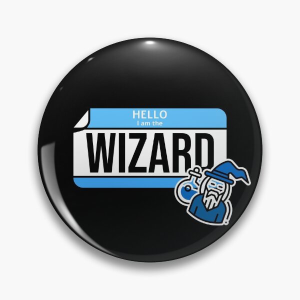 Item preview, Hello, I am the Wizard DnD Nametag designed and sold by DruidsDesigns.