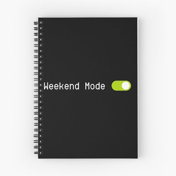 Item preview, Weekend Mode On designed and sold by Rhu Creations.