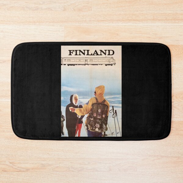 Item preview, Finland retro poster designed and sold by CorasPosters.