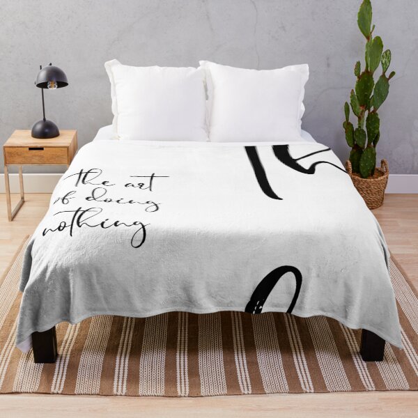 Item preview, The Art of Doing Nothing Oversize Text designed and sold by The Art of the Pause.