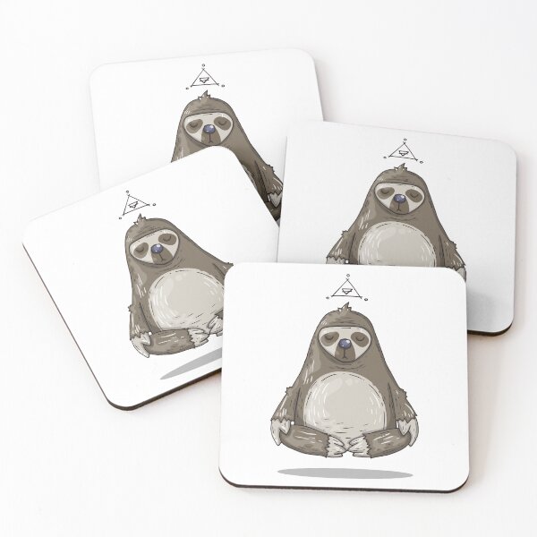 Item preview, Sloth meditating designed and sold by kalud-zoldyck.