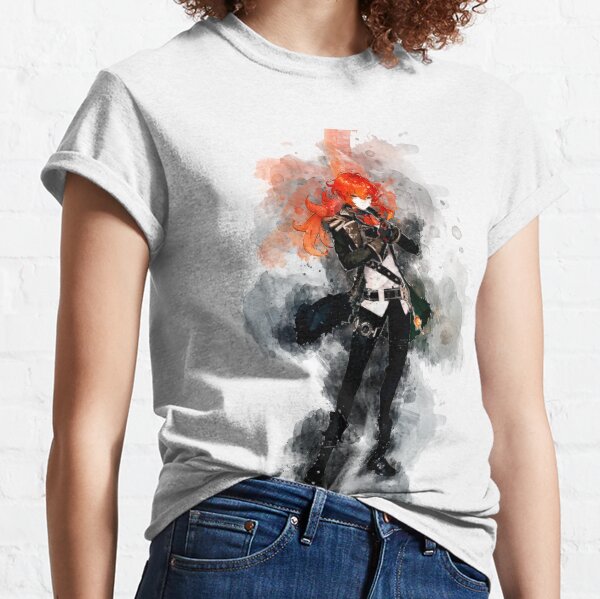 Anime Game Girls T Shirts Redbubble - roblox attack on titan clothes id