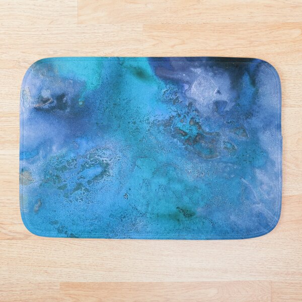 Our Beautiful Blue World Bath Mat