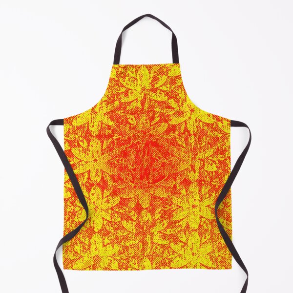 Item preview, Fiery Halftone Flowers designed and sold by Imaginesium.