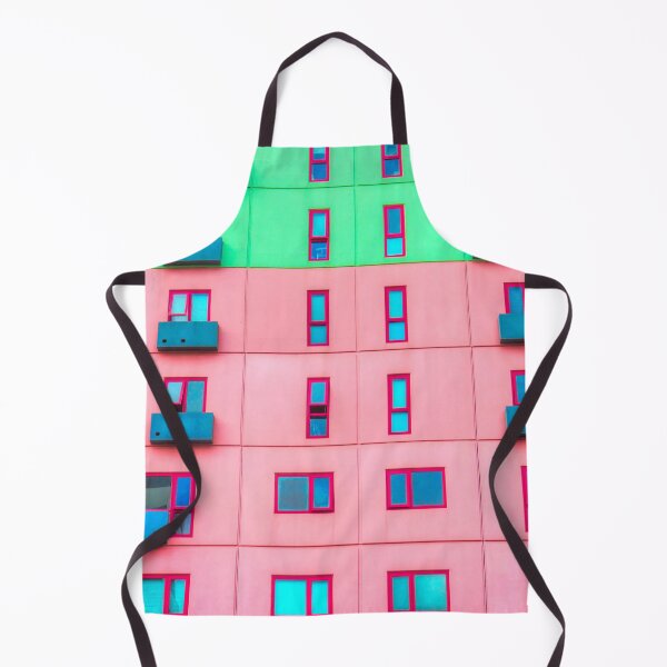 Item preview, Pared exterior del edificio de apartamentos pintada de colores vivos - Melbourne, Victoria designed and sold by Steven Jodoin.