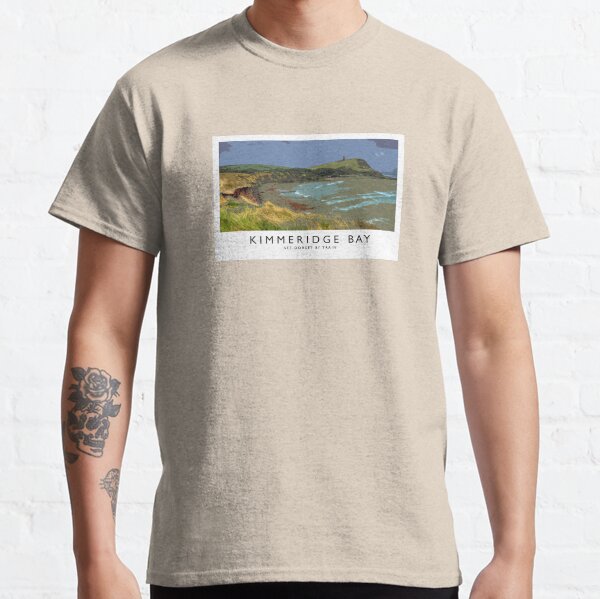 Kimmeridge Bay, (Railway Poster) Classic T-Shirt