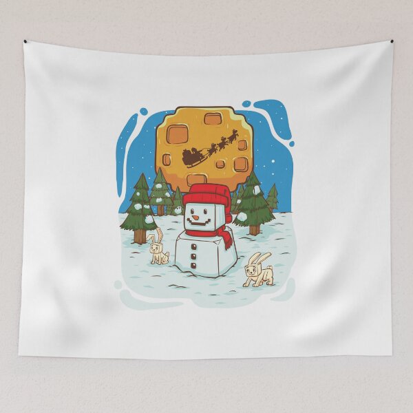 Item preview, Snowman and the white rabbits designed and sold by MissCookieFairy.
