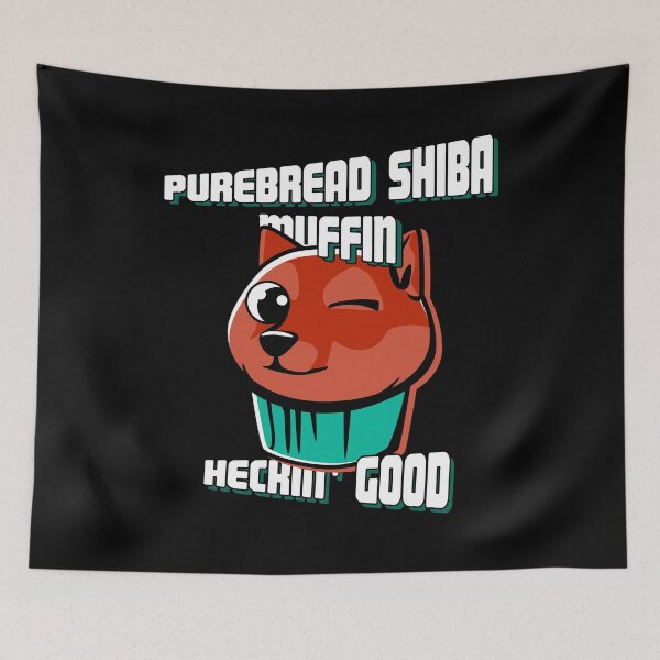 Item preview, Purebread Shiba Inu – Puntastic Dog Muffin Heck Bonk designed and sold by The Green Corner.