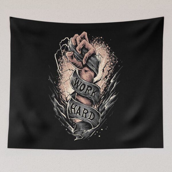 Item preview, Work Hard Motivation designed and sold by Vector Scout Lab.