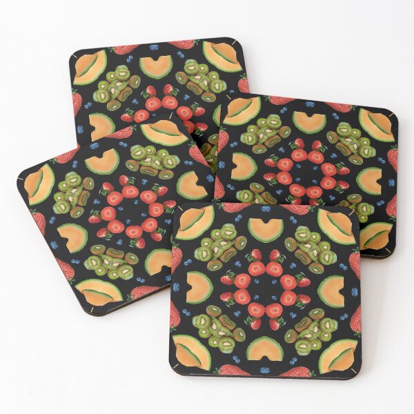 Item preview, Kaleidoscope pattern of fruit designed and sold by With My Hands By K.