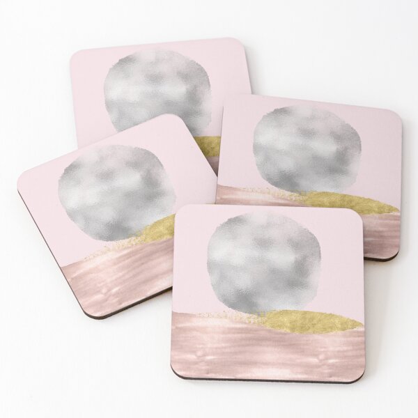 Item preview, Abstract rose gold moon designed and sold by peggieprints.