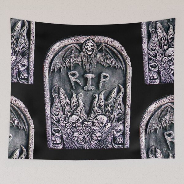 Item preview,  RIP Reaper Mirror Tombstone. designed and sold by EspDzines.
