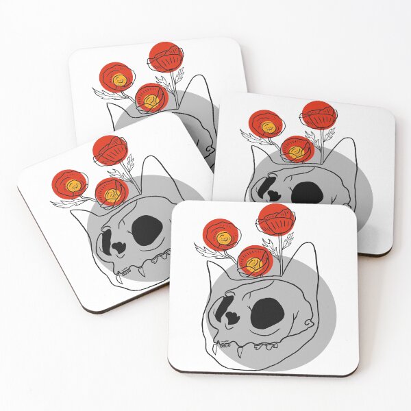 Item preview, Cat skull designed and sold by thedeanosaur.