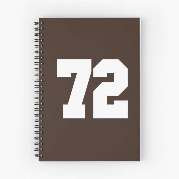 Item preview, 72 Number Cleveland Sports Seventy-Two Brown Jersey designed and sold by HelloFromAja.
