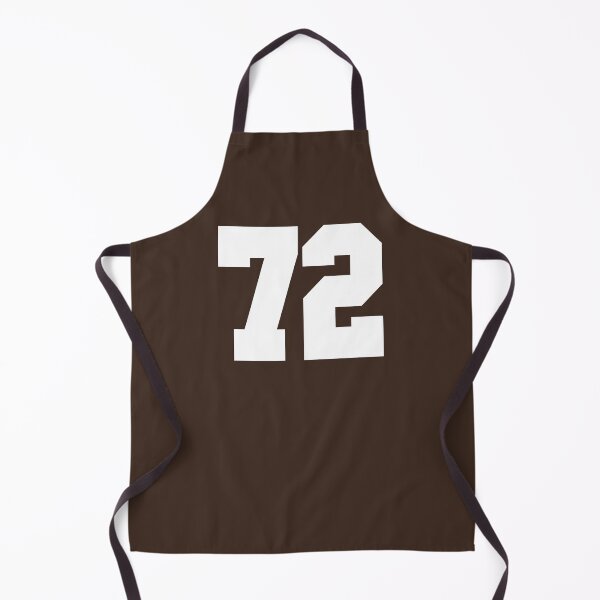Item preview, 72 Number Cleveland Sports Seventy-Two Brown Jersey designed and sold by HelloFromAja.