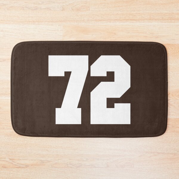 Item preview, 72 Number Cleveland Sports Seventy-Two Brown Jersey designed and sold by HelloFromAja.