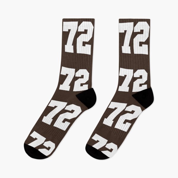 Item preview, 72 Number Cleveland Sports Seventy-Two Brown Jersey designed and sold by HelloFromAja.