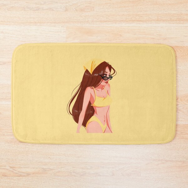 Item preview, Illustration girl in the yellow swimsuit designed and sold by SomikArt.