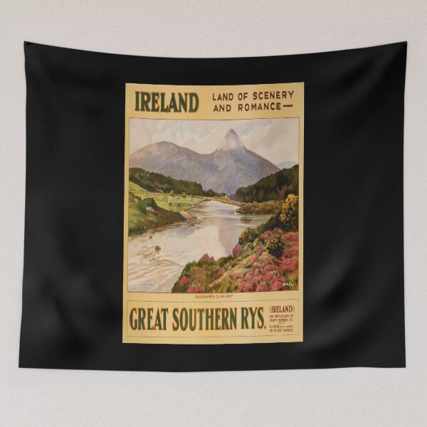 Item preview, Ireland retro poster designed and sold by CorasPosters.