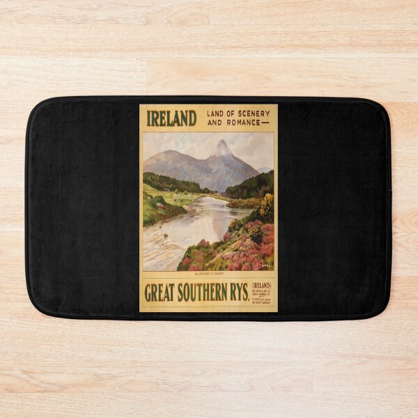 Item preview, Ireland retro poster designed and sold by CorasPosters.