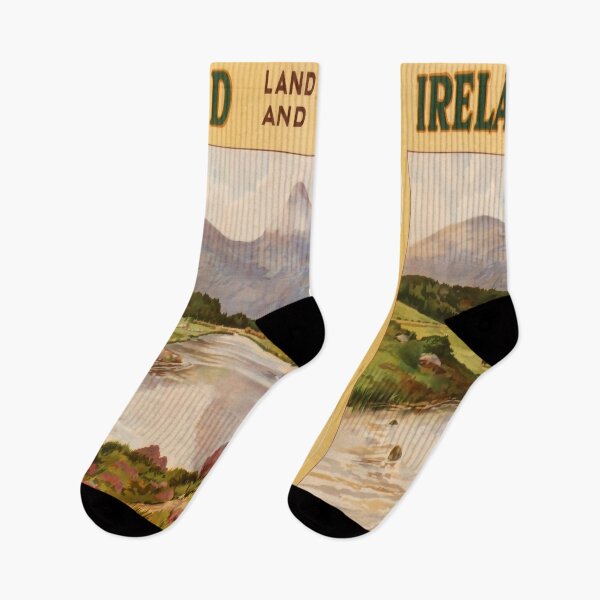 Item preview, Ireland retro poster designed and sold by CorasPosters.